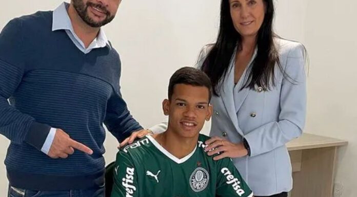 Lucas Dias, lateral-direito contratado pelo Palmeiras para o sub-17