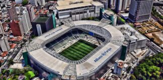 Allianz Parque, arena do Palmeiras, localizado na conhecida Av. Francisco Matarazzo, em São Paulo. (Foto: Reprodução/Internet)