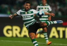 Bruno Tabata, jogador do Sporting de Portugal, estaria em negociação com o Palmeiras. Foto: Getty Images