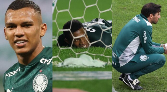 Gabriel Veron, Danilo e Abel Ferreira últimas do Palmeiras