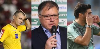Leandro Vuaden, Anderson Barros e Abel Ferreira últimas do Palmeiras