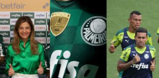 Leila Pereira, Gabriel Veron e Dudu últimas do Palmeiras