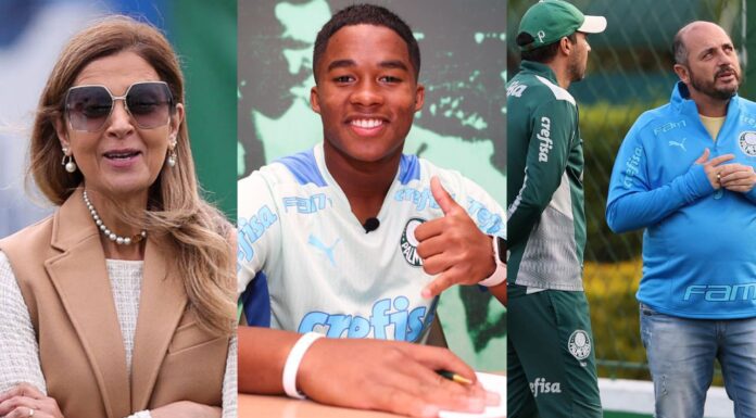 Leila Pereira, Endrick, Abel Ferreira e Cícero Souza últimas do Palmeiras