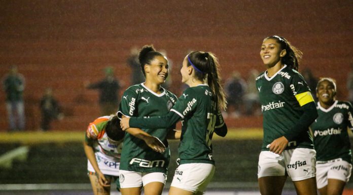 Partida entre Palmeiras e Pinda, válida pela primeira rodada do Campeonato Paulista Feminino, no Canindé, em São Paulo-SP. (Foto: Luiz Guilherme Martins)