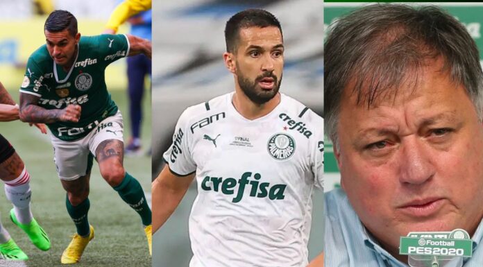 Dudu, Luan e Anderson Barros últimas do Palmeiras