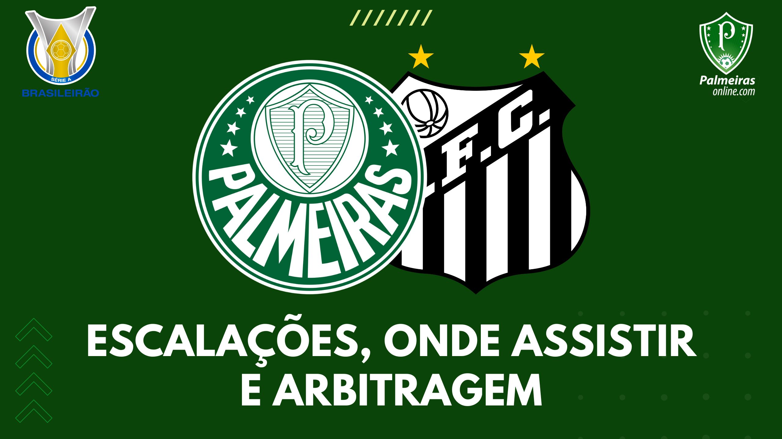 Palmeiras x Santos: onde assistir, horário e escalações do jogo do  Campeonato Brasileiro