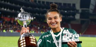 Poliana foi eleita a melhor jogadora da final (Foto: Staff Images Woman/CONMEBOL)
