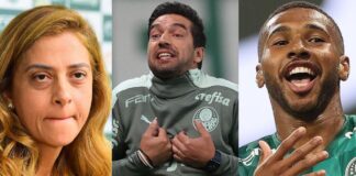 Leila Pereira, Abel Ferreira e Wesley em alta no Palmeiras