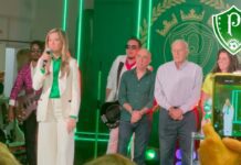 Presidente do Palmeiras conversou com associados no clube social
