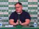 Anderson Barros, executivo de futebol do Palmeiras, concede entrevista na Academia de Futebol