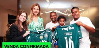 Endrick e Leila Pereira, do Palmeiras, anunciam acordo com o Real Madrid
