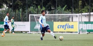Ian, jogador do sub-20 do Palmeiras