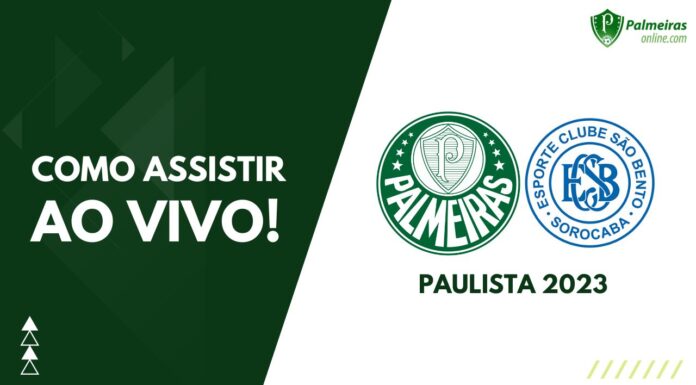 Como assistir Palmeiras x São Bento pelo Paulista 2023