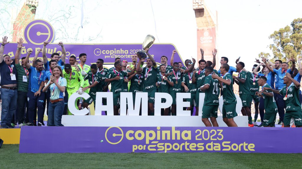 Partida entre Palmeiras e América-MG, válida pela final da Copa São Paulo de Futebol Junior, no Canindé, em São Paulo-SP. (Foto: Fabio Menotti/Palmeiras/by Canon)