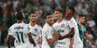 Palmeiras Sub-20 na Copinha 2023 (Foto: Fabio Menotti/Palmeiras/by Canon)