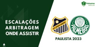 Pré jogo Água Santa x Palmeiras pelo Campeonato Paulista 2023