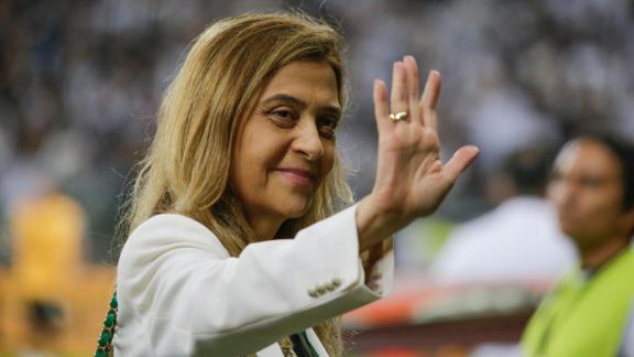 Leila Pereira, presidente da SE Palmeiras. (Foto: Reprodução)