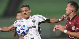 Pedrinho, meia do Atlético-MG, virou alvo do Palmeiras na temporada 2023.