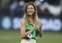 Leila Pereira, presidente da SE Palmeiras. (Foto: Alexandre Schneider/Getty Images)
