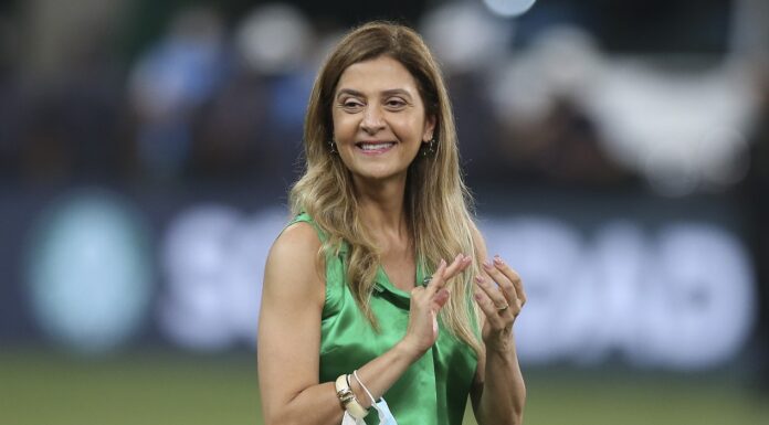 Leila Pereira, presidente da SE Palmeiras. (Foto: Alexandre Schneider/Getty Images)