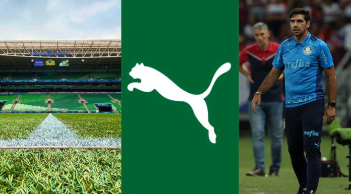 Allianz Parque, Puma e Abel Ferreira, técnico do Palmeiras