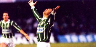 Evair, atacante do Palmeiras em 1993