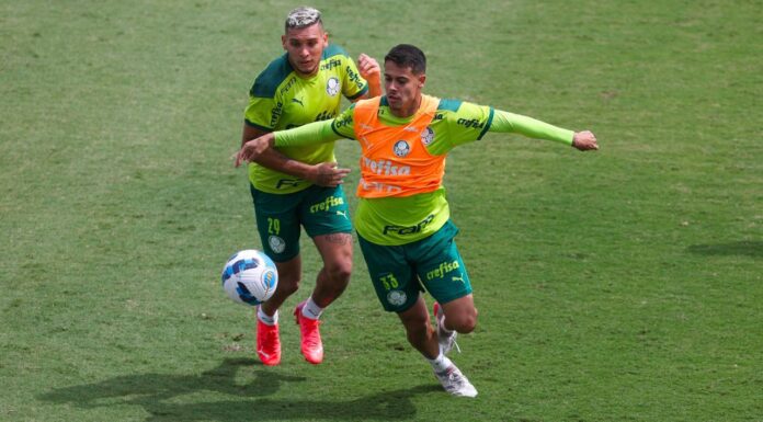 Lucas Freitas e Rafael Navarro, do Palmeiras