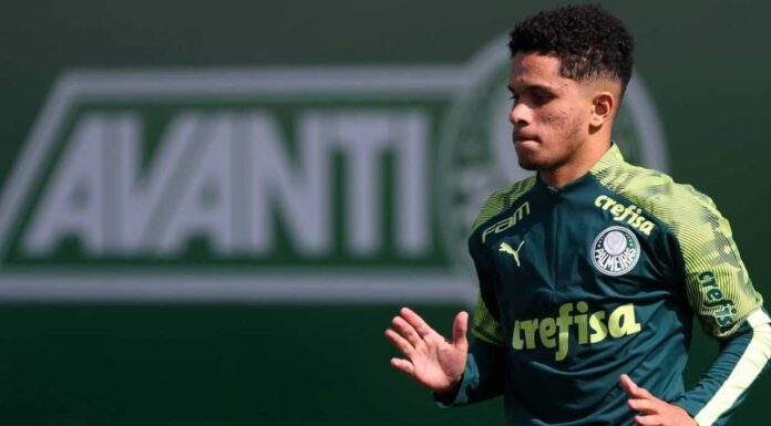 Gabriel Silva, atacante do Palmeiras