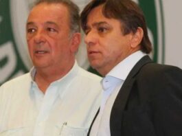 Roberto Frizzo e Arnaldo Tirone, do Palmeiras