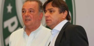 Roberto Frizzo e Arnaldo Tirone, do Palmeiras