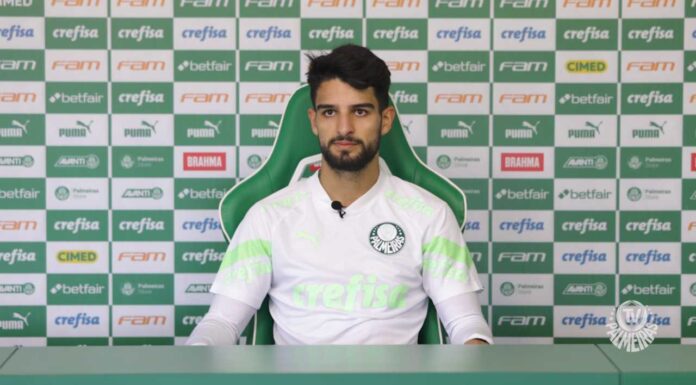 Flaco López, atacante do Palmeiras