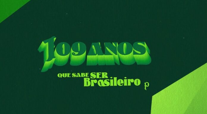 Imagem da campanha de aniversário da SE Palmeiras. (Foto: Reprodução)