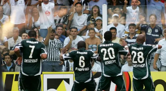 Samsung era patrocinadora do Palmeiras em 2010 (Foto: Moacyr Lopes Junior/Folhapress)