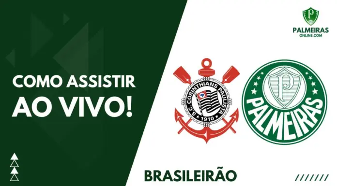 Como assistir Corinthians x Palmeiras pelo Brasileirão 2023