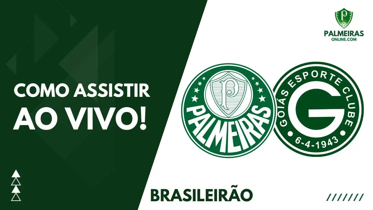 Palmeiras AO VIVO! Veja onde assistir ao jogo diante do Goiás pelo  Brasileirão 2023