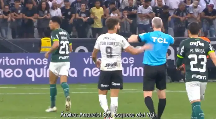 Murilo é expulso no clássico entre Corinthians x Palmeiras pelo Brasileirão 2023