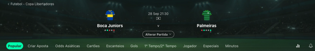 Boca Palmeiras Bet365