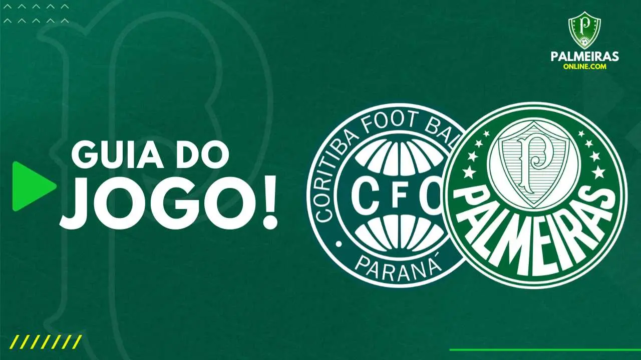 Coritiba x Palmeiras: onde assistir e horário do jogo do Brasileirão