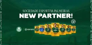 Sorare é a nova parceria do Palmeiras