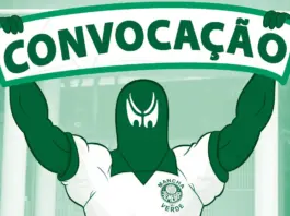 Torcida Mancha Alvi Verde convoca torcedores para um protesto contra a diretoria do Palmeiras. (Foto: Reprodução)
