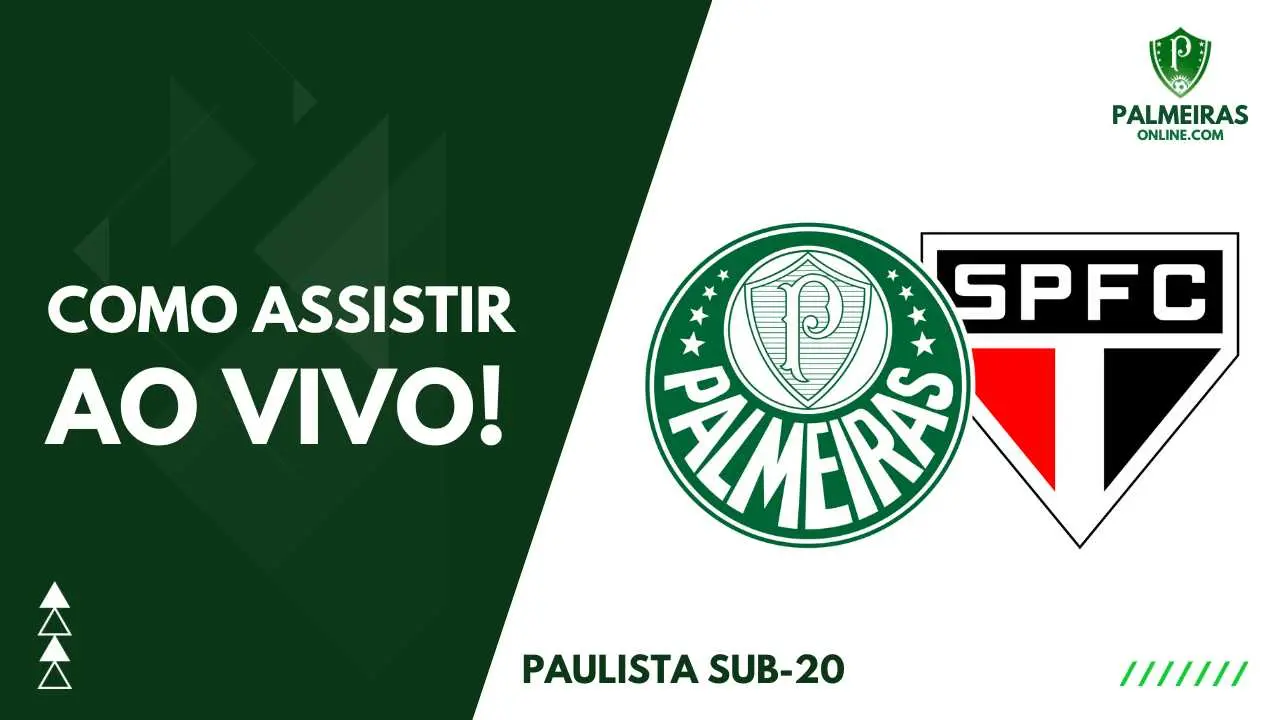 São Paulo x Palmeiras ao vivo e online, onde assistir, que horas é,  escalação e mais do Brasileirão sub-20