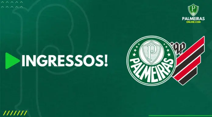 Ingressos para Palmeiras x Athletico pelo Brasileirão 2023