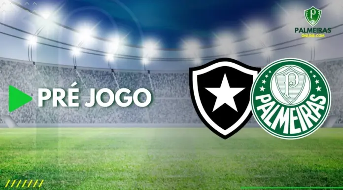Pré jogo Botafogo x Palmeiras pelo Brasileirão 2023