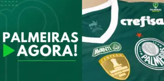 Palmeiras Agora Camisa do Verdão com patch da Libertadores 2021