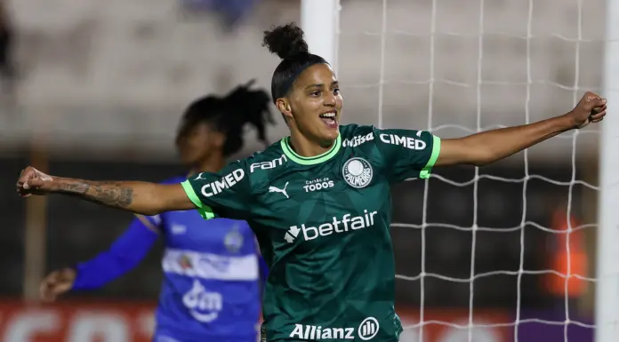 Betfair era patrocinadora máster da equipe feminina (Foto: Fabio Menotti/Palmeiras/by Canon)