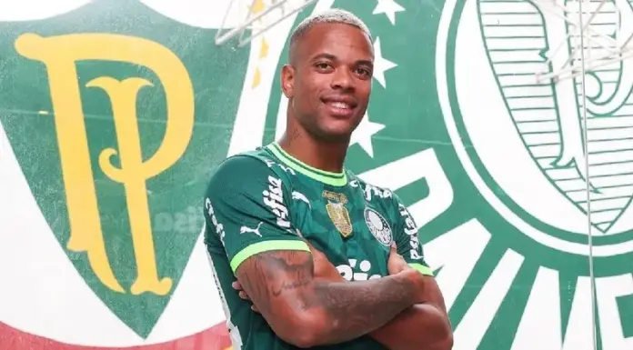 Caio Paulista é anunciado pelo Palmeiras. (Foto: Fabio Menotti/Palmeiras)