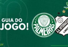 Guia do jogo Palmeiras x Internacional de Limeira pelo Paulistão 2024