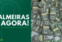 Palmeiras Agora Imagem de dinheiro na mesa