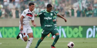Estêvão voltou a marcar pelo Palmeiras na Copinha (Foto: Fabio Menotti/Palmeiras/by Canon)