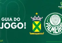 Guia do jogo Santo André x Palmeiras pelo Campeonato Paulista 2024
